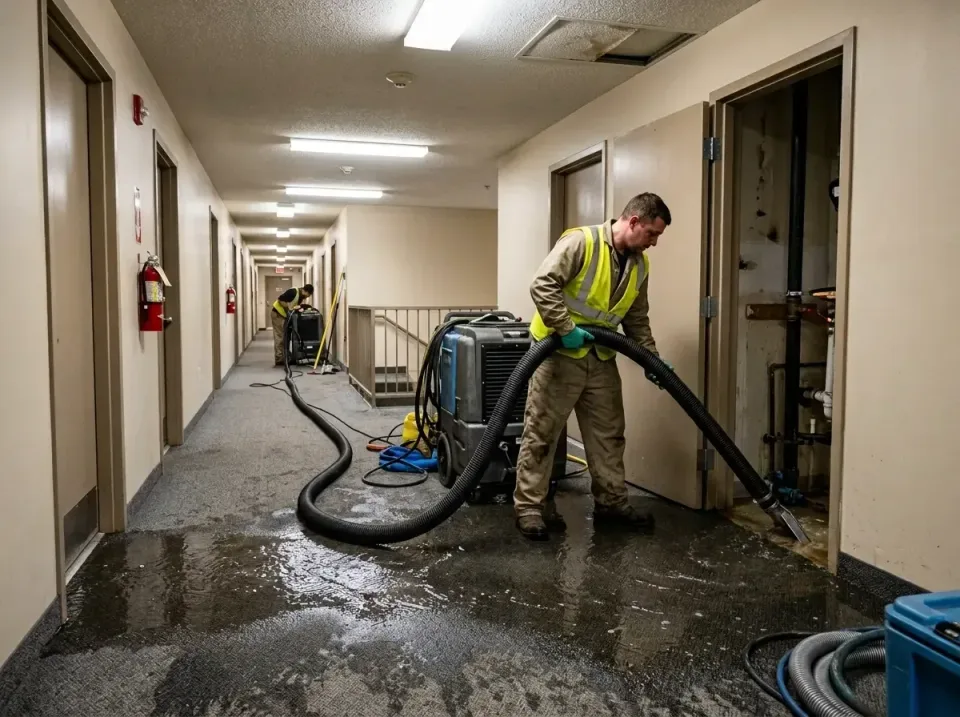 multi-unit-apartment-hallway-f-005 — frequently asked questions, Emergency Burst Pipe Water Extraction & Removal in Ball, LA